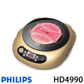 PHILIPS 飛利浦黑晶爐 HD4990(香檳金).