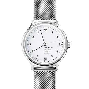 MONDAINE 瑞士國鐵設計系列腕錶-米蘭帶/33mm