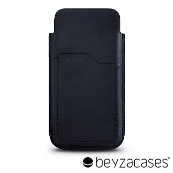 Beyzacases Natural ID Slim iPhone 6 專用超薄卡片皮套-洗鍊黑 (BZ05175)