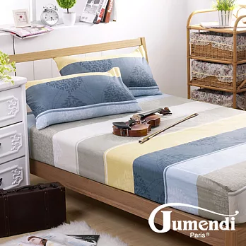 【法國Jumendi-北歐樂活】台灣製活性天絲絨單人二件式床包組
