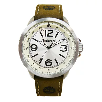 Timberland 戰鬥英姿時尚運動風腕錶-白-TBL.14247JS/07