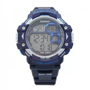 Timberland 玩家首選多功能數位腕錶-深藍-TBL.14260JPBL/03