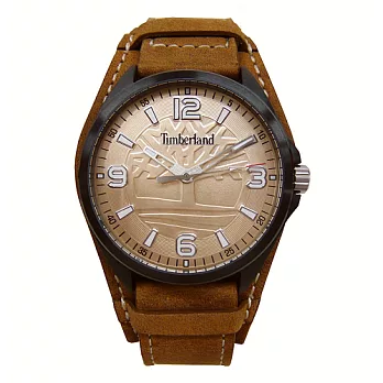 Timberland 走出戶外休閒時尚優質腕錶-咖啡-TBL.14117JSB/14