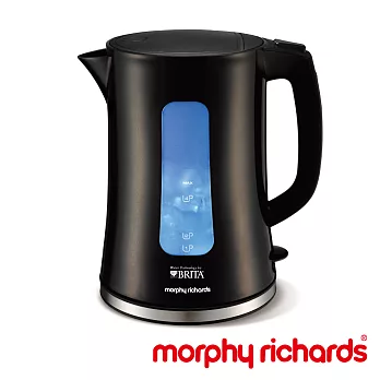 英國Morphy Richards 快煮濾水壺1.5L【曜岩黑】曜岩黑