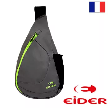 法國【EiDER】抗水多功能寶貝包 / EIT5502鐵灰/螢光綠
