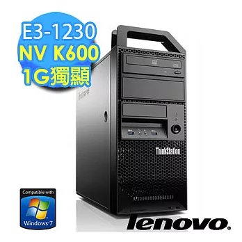 【Lenovo】ThinkStation E32 繪圖工作站 E3-1230V3四核心 獨顯Win7專業商用桌機
