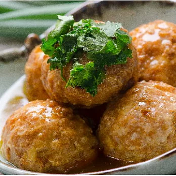 【阿媚飲食店】純黑毛豬肉紅燒獅子頭(10顆/包)