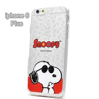 【帥氣SNOOPY】iphone6 plus軟式手機背蓋