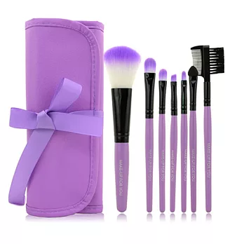 Emily 愛美麗紫色浪漫化妝刷7件組