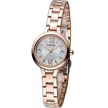 星辰 CITIZEN WICCA 英倫風優雅時尚腕錶 BG3-724-11 玫瑰金色玫瑰金