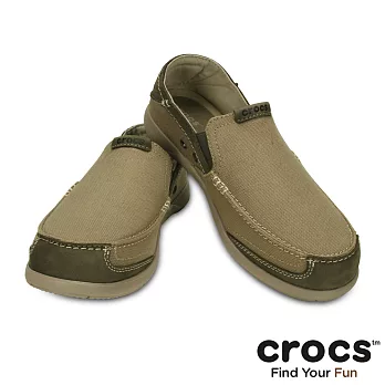 Crocs - 男款 - 追風沃爾盧 -39.5卡其/蘑菇色