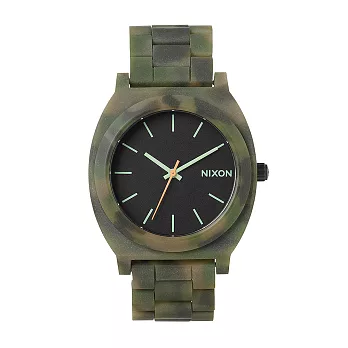 【NIXON】個性迷彩 TIME TELLER ACETATE迷彩/黑