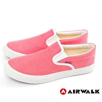 AIRWALK - 滿點活力 馬卡龍調和色系 帆布鞋6紅