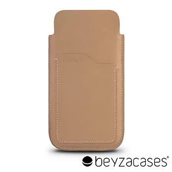 Beyzacases Natural ID Slim iPhone 6 專用超薄卡片皮套-駱駝淺棕 (BZ05205)