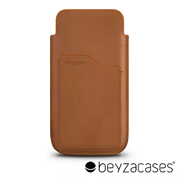 Beyzacases Natural ID Slim iPhone 6 專用超薄卡片皮套-經典褐 (BZ05182)