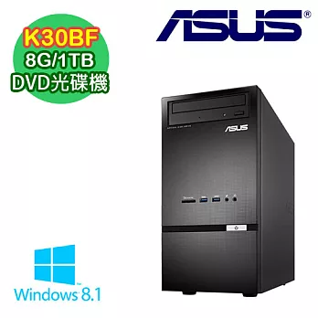 ASUS 華碩 K30BF「暗黑魔神」A8-6500/4G/1TB/Win8.1 桌上型電腦 (K30BF-650GANA)