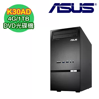 《ASUS華碩》 K30AD「炫風戰士」intel i3-4160/4G/1TB/NOS 桌上型電腦 (K30AD-0011A416UMD)