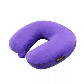 AOU 旅行配件 頸部工學U型枕 護頸枕 靠枕 午睡枕 (薰衣紫) 66-015