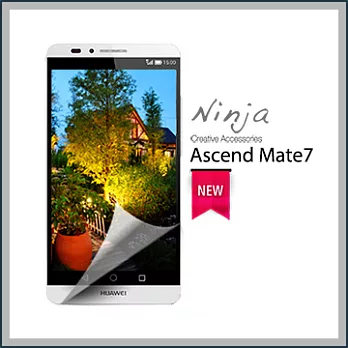 【東京御用Ninja】HUAWEI Ascend Mate7專用高透防刮無痕螢幕保護貼