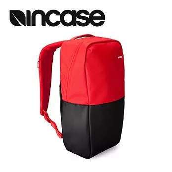 【INCASE】Staple Backpack 15吋 輕巧撞色拼接筆電後背包(紅黑)