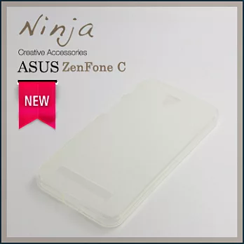 【東京御用Ninja】ASUS ZenFone C磨砂TPU清水保護套（透白色）