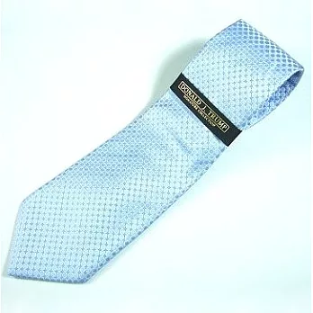 『摩達客』美國進口商務型男必備品牌【Donald J. Trump】高級淺藍細圓點領帶Free SIZE