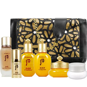 Whoo 后 秘、循、水、乳、霜、膏完整步驟保養組#雪白潤澤美肌3件組