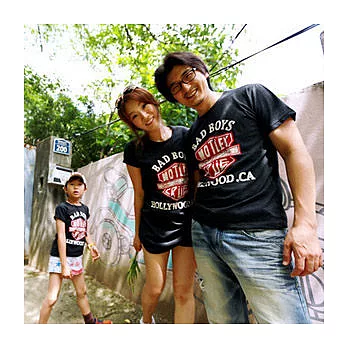 [親子裝]GU壞男孩深灰短袖棉T親子裝情侶裝(媽咪)S深灰