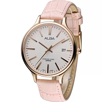 ALBA 粉嫩馬卡龍時尚腕錶 VJ42-X136KS AS9910X1粉紅色