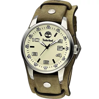 Timberland Baronet 男爵品味概念時尚腕錶 TBL.14337JS/07A米黃色
