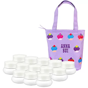 Whoo 后 拱辰享雪白潤澤乳霜攜帶瓶(4ml)*13送安娜蘇好禮4選一#薔薇紫蝶收納購物袋