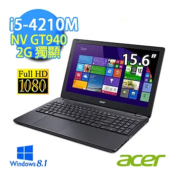 【Acer】E5-572G-530D 15.6吋FHD高畫質筆電 (i5-4210M/4G/2G獨顯/1TB/WIN8.1)