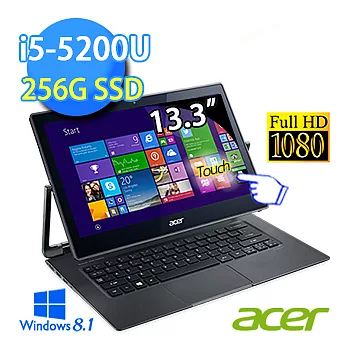 【Acer】R7-371T-58FE 13.3吋FHD變形觸控筆電(i5-5200U/8G/256GSSD/Win8.1)
