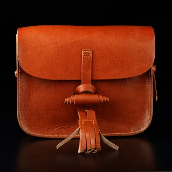 倉吉0043文藝學院風，植鞣革手工包/肩背包