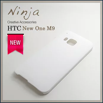 【東京御用Ninja】HTC One M9精緻磨砂保護硬殼（白色）