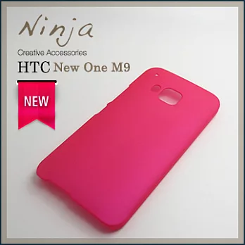 【東京御用Ninja】HTC One M9精緻磨砂保護硬殼(桃紅色)