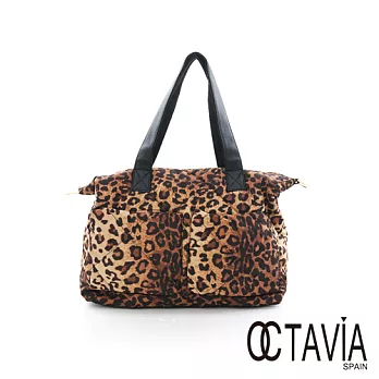 OCTAVIA 8 -MOVEING 旅行的意義鋪棉口袋大包 - 豹紋豹紋