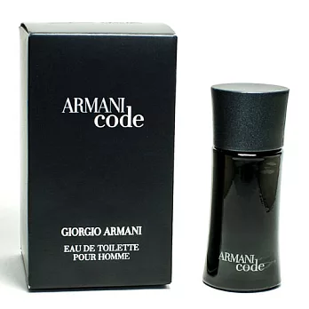 GIORGIO ARMANI 黑色密碼男性淡香水 小香 4ml