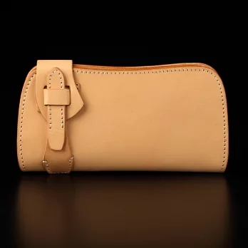 倉吉0062原皮植鞣革手工財布/ 皮夾