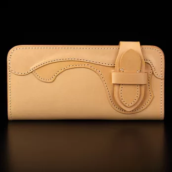 倉吉0274原皮植鞣革手工財布/皮夾