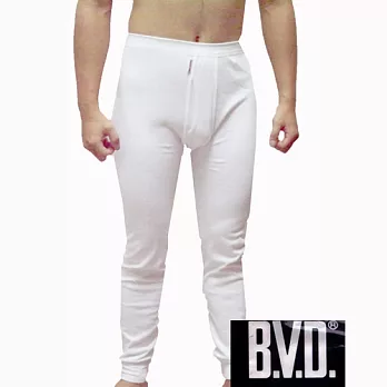 【BVD】時尚型男厚棉衛生褲~2件組M白