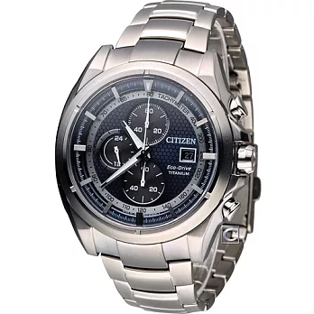 星辰 CITIZEN 金牌特務超級鈦計時腕錶 CA0551-50L