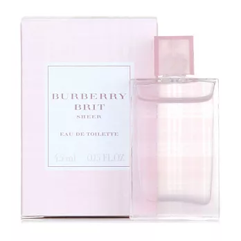 BURBERRY Brit Sheer 粉紅風格女性淡香水 小香 4.5ml