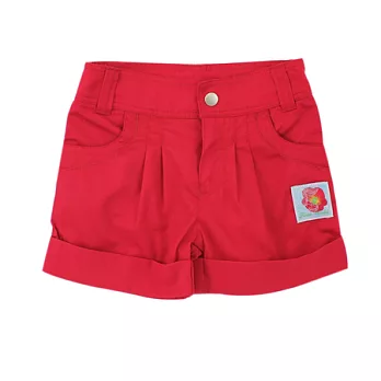 【愛的世界】純棉休閒短褲-台灣製-115紅色