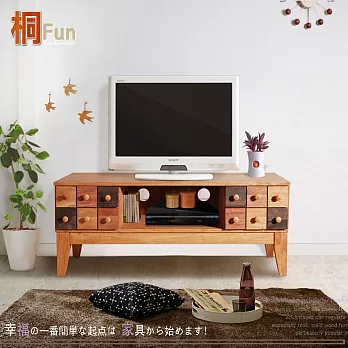 【桐趣】薰衣草森林實木電視櫃(寬100CM)