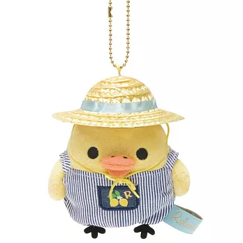 San-X 拉拉熊水果檸檬園系列毛絨公仔吊飾。小雞