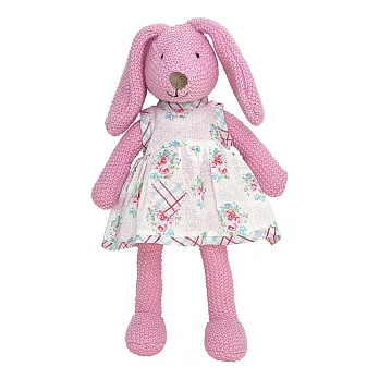 Bunny knitted pink 泰迪熊