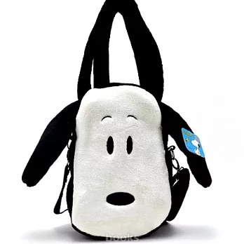 【萌臉Snoopy】絨毛立體手提包