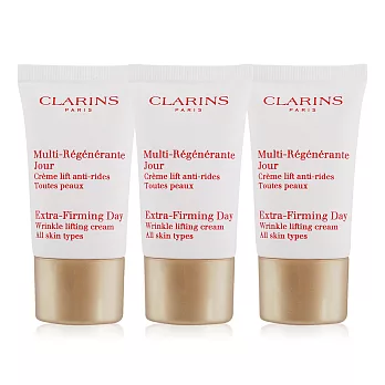 CLARINS 克蘭詩 煥顏緊緻日霜(15ML)X3