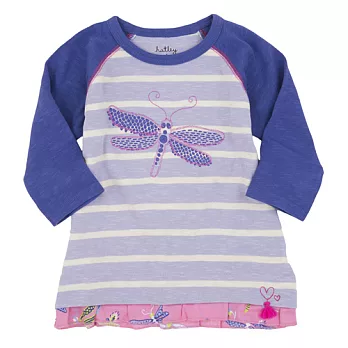 Hatley - 3/4長袖T-蜻蜓2 (89CM)藍